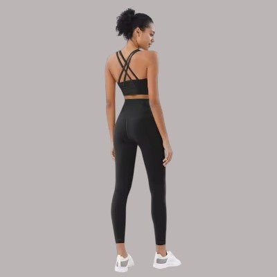 Combinaison Sport Femme - WomenFitnessSet™ - Noir