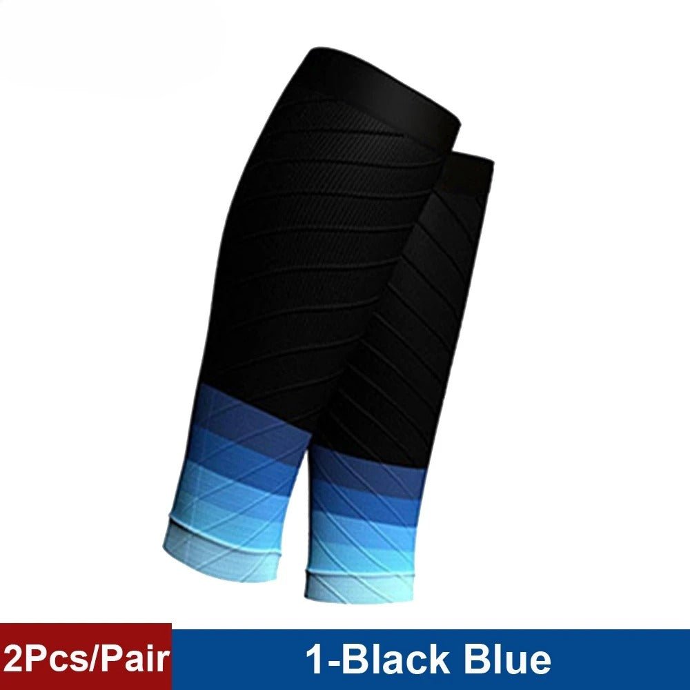 Manchon de Compression Noir Bleu