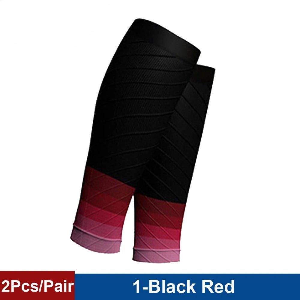 Manchon de Compression Noir Rouge