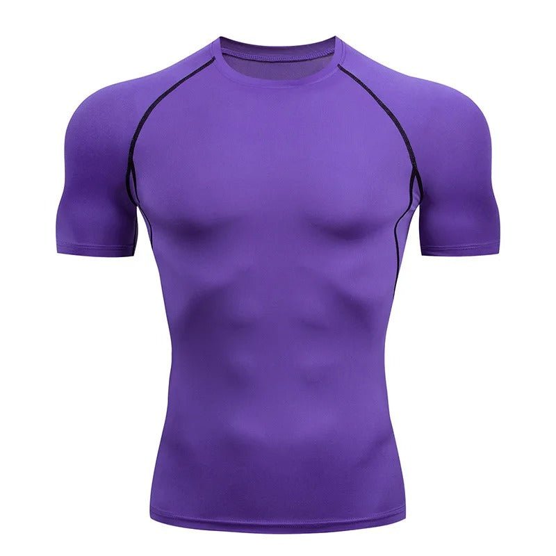 T shirt de compression Violet