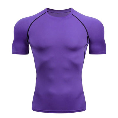T shirt de compression Violet