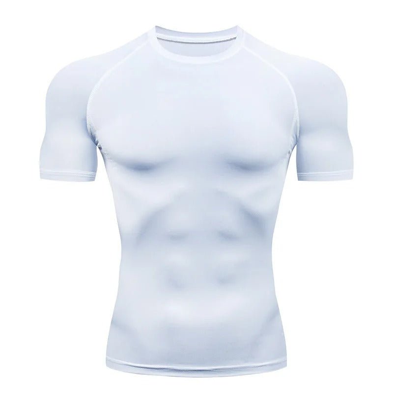 T shirt de compression Blanc